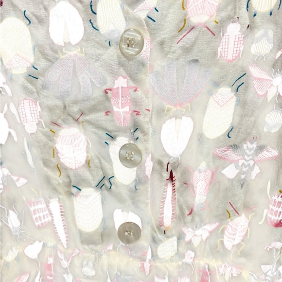 Compania Fantastica Bug Insect Dress Small V Neck Science Teacher - Picture 6 of 10